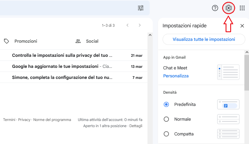 Configura Gmail 1