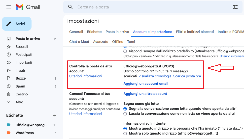 Configura Gmail 7